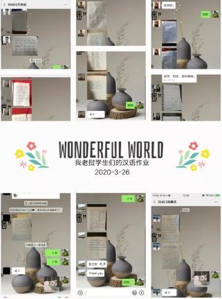 学生作业展示。(作者供图) 学生作业展示。(作者供图)